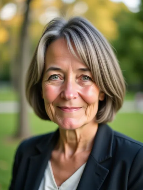 Outdoor natural headshot example